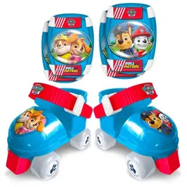 Paw Patrol Set Patines y Coderas/Rodilleras Regulables de 23 a 27 PA450035