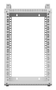 Lanberg OR10-2309-S Bastidor de rack abierto 9U Gris