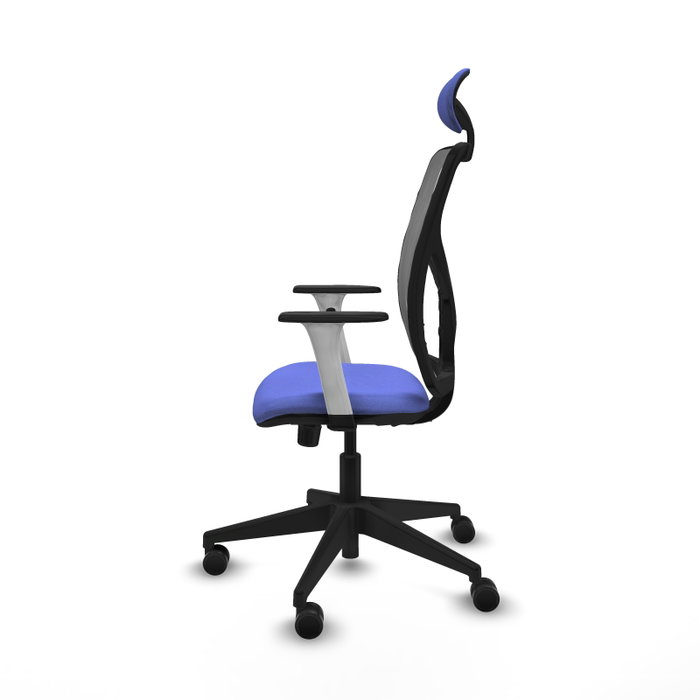PIQUERAS Y CRESPO Silla de oficina Motilla Azul claro y Gris