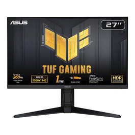 ASUS TUF Gaming VG27AQML1A 27" WQHD Monitor Gaming 260Hz 1ms IPS NVIDIA G-SYNC Compatible AMD FreeSync Premium HDR10 HDMI DisplayPort
