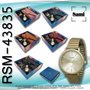 SAMI Conjunto de reloj malla mate, bolso pequeño y llavero