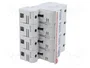DF ELECTRIC Portafusibles PMX 14x51mm 3+N 50A 690VAC para raíl DIN