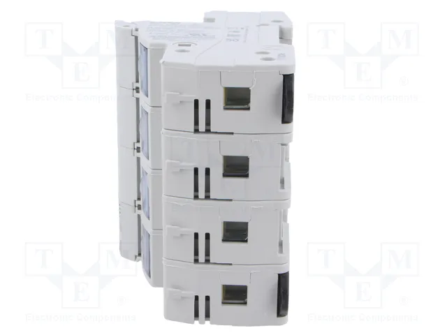 DF ELECTRIC Portafusibles PMX 14x51mm 3+N 50A 690VAC para raíl DIN