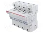 DF ELECTRIC Portafusibles PMX 14x51mm 3+N 50A 690VAC para raíl DIN