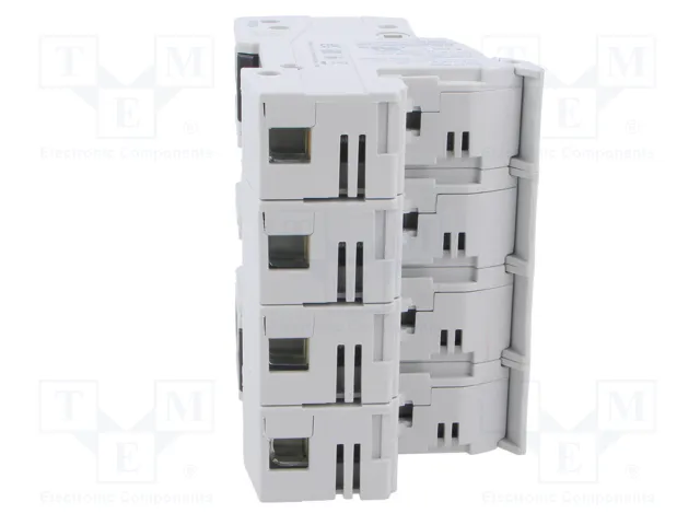 DF ELECTRIC Portafusibles PMX 14x51mm 3+N 50A 690VAC para raíl DIN
