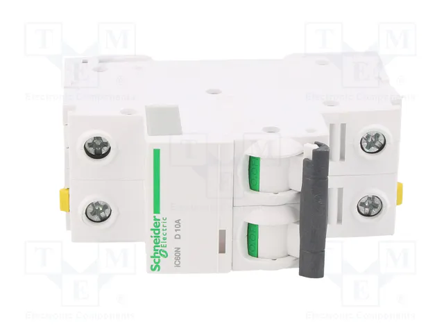 SCHNEIDER ELECTRIC ACTI9 iC60N Interruptor magnetotérmico 2 polos 10A Caract D