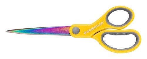 Staedtler Norix 965 - Tijeras de acero inoxidable con mango ergonómico, longitud 21 cm - Para uso escolar y oficina Staedtler Norix 965 - Tijeras de acero inoxidable con mango ergonómico, longitud 21 cm - Para uso escolar y oficina
