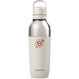 SodaStream Botella Isotérmica Fizz&Go Easy-Mix SOD7290119792535, 0.71L, para agua con gas y máquinas de refrescos, Arena