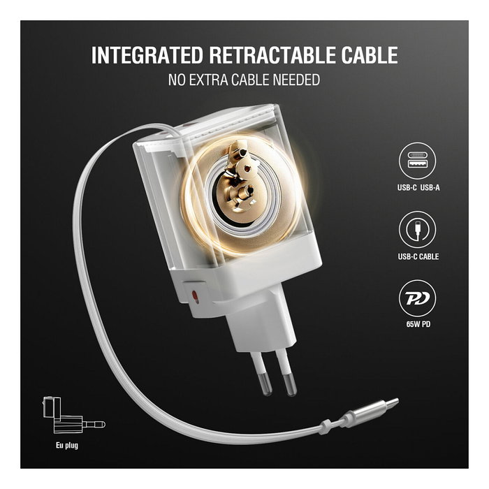 Cargador 4smarts 541065 de dispositivo móvil universal blanco corriente alterna carga rápida interior