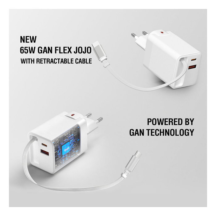 Cargador 4smarts 541065 de dispositivo móvil universal blanco corriente alterna carga rápida interior