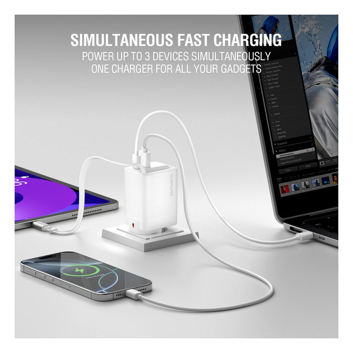 Cargador 4smarts 541065 de dispositivo móvil universal blanco corriente alterna carga rápida interior