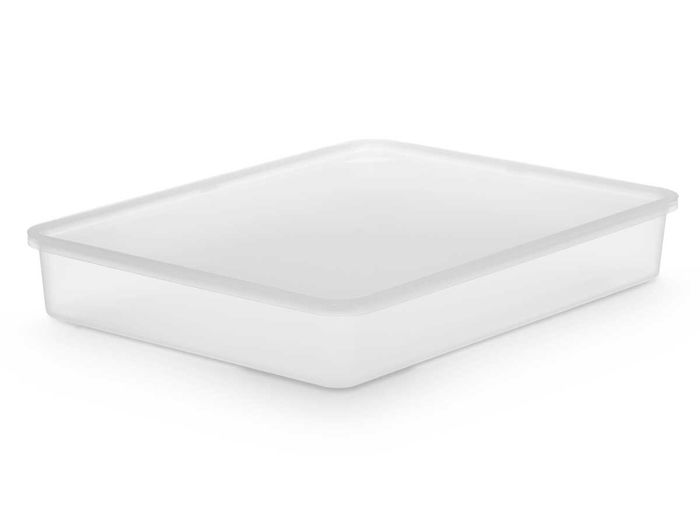 Leknes Fiambrera Transparente Plástico PP 31.9 x 24 x 5.1 cm (Set de 12)