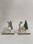 DKD Home Decor Decoración MDF Poliéster RENO Surtido de 2