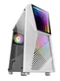 Mars Gaming Caja Ordenador MC777W Blanco Semitorre ATX Cristal Templado RGB