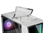 Mars Gaming Caja Ordenador MC777W Blanco Semitorre ATX Cristal Templado RGB