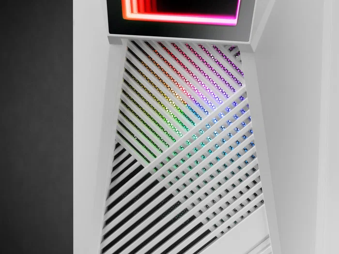 Mars Gaming Caja Ordenador MC777W Blanco Semitorre ATX Cristal Templado RGB