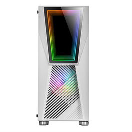 Mars Gaming Caja Ordenador MC777W Blanco Semitorre ATX Cristal Templado RGB