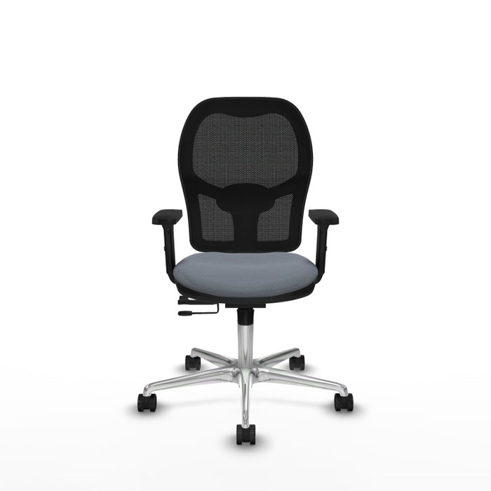 PIQUERAS Y CRESPO Silla de oficina Jorquera Gris con mecanismo Sincro/Traslack