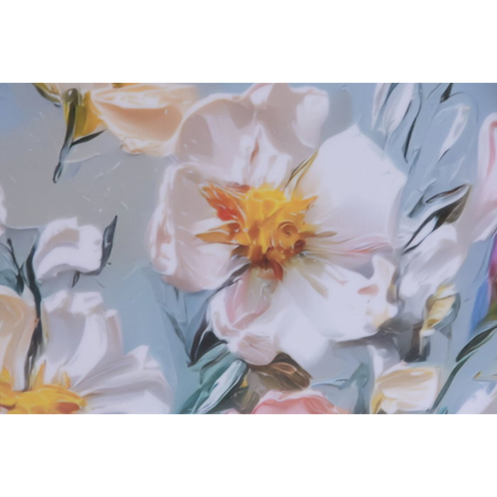 DKD Home Decor Cuadro Aluminio y MDF de Florero, Pack de 2 unidades