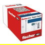 Fischer Tornillo Spanplattenschraube Power-Fast II 6.0x100 mm Acero Zinc Senkkopf Cabeza Plana para Madera, 25 Unidades