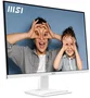 MSI Pro MP273QW E2 Monitor LED IPS de 27 Pulgadas (68.6 cm) Resolución WQHD 2560x1440, 100Hz, 4ms, HDR400, Blanco, 2xHDMI, DisplayPort