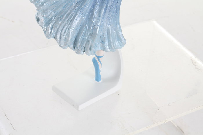 DKD Home Decor Figura de Bailarina Azul en Resina DKD Home Decor Figura de Bailarina Azul en Resina