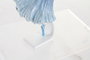DKD Home Decor Figura de Bailarina Azul en Resina