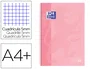 Oxford Europeanbook 1 Touch Write&Erase A4+ 80 hojas 5x5mm Flamingo Pastel (Set de 5)