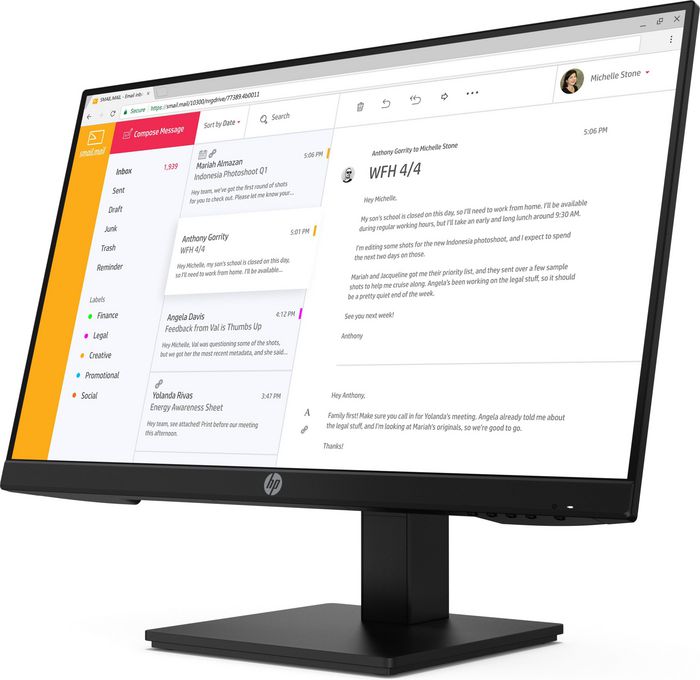 HP P24h G4 Monitor Full HD de 23,8 pulgadas con Altura Ajustable y Altavoces Estéreo HP P24h G4 Monitor Full HD de 23,8 pulgadas con Altura Ajustable y Altavoces Estéreo