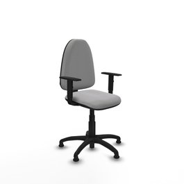 PIQUERAS Y CRESPO Silla de oficina Aýna Gris claro con Brazos 1D