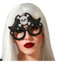 Gafas Negras de Disfraz con Calavera Blanca para Halloween o Pirata