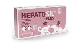 Pharmadiet Hepatosil Plus Razas Pequeñas 30 Comprimidos, Suplemento Hepático para Perros y Gatos