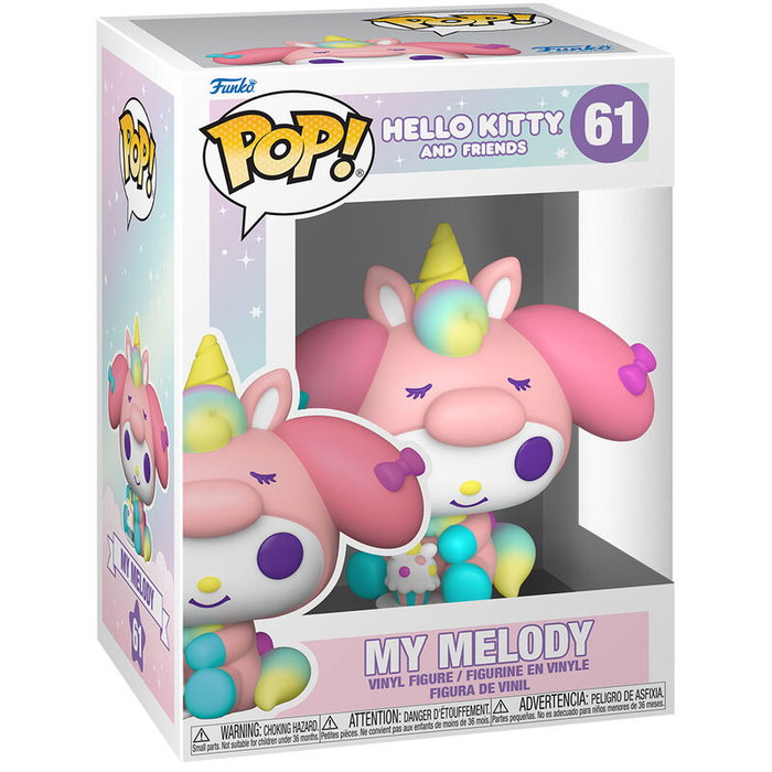 Funko POP Figura My Melody Sanrio Hello Kitty Vinilo 9cm Funko POP Figura My Melody Sanrio Hello Kitty Vinilo 9cm