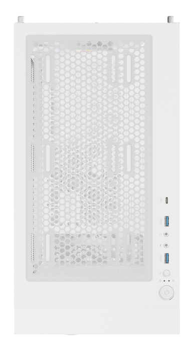 GENESIS Diaxid 605 ARGB Torre Midi Blanco Compatible con ATX, Micro ATX, Mini-ITX y Refrigeración Líquida