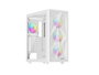 Genesis Diaxid 605 Caja Midi Tower ATX, Micro-ATX, Mini-ITX, Panel Frontal Malla, Panel Lateral Cristal Templado, Color Blanco