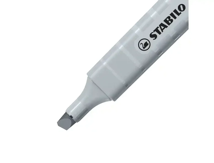 Stabilo Rotulador Fluorescente Swing Cool Pastel Gris Polvoriento Marcador Plano 4h Anti-Secado