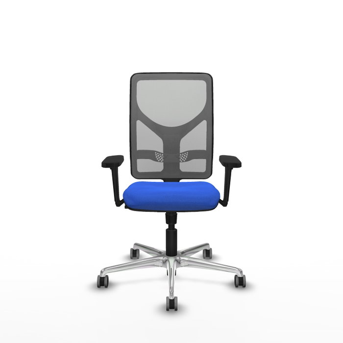 PIQUERAS Y CRESPO Silla de oficina Motilla con mecanismo Sincro, Azul y Gris PIQUERAS Y CRESPO Silla de oficina Motilla con mecanismo Sincro, Azul y Gris
