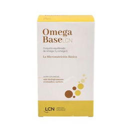 LCN Omega Base 60 Cápsulas - Ácidos Grasos Omega 3 y Omega 6 de Pesca Sostenible