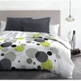 Home Linge Passion HOM3701393716901 Juego de Cama de Microfibra Gris Funda 240x260 cm + 2 Fundas de Almohada 63x63 cm