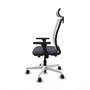 PIQUERAS Y CRESPO Silla de oficina Haches con mecanismo Sincro/Traslack Gris/Blanco