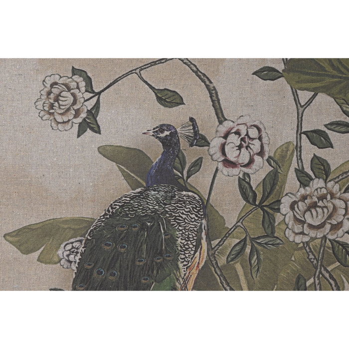 DKD Home Decor Cuadro Lino Abeto Garzas y Palmeras 120x80 cm Surtido de 2