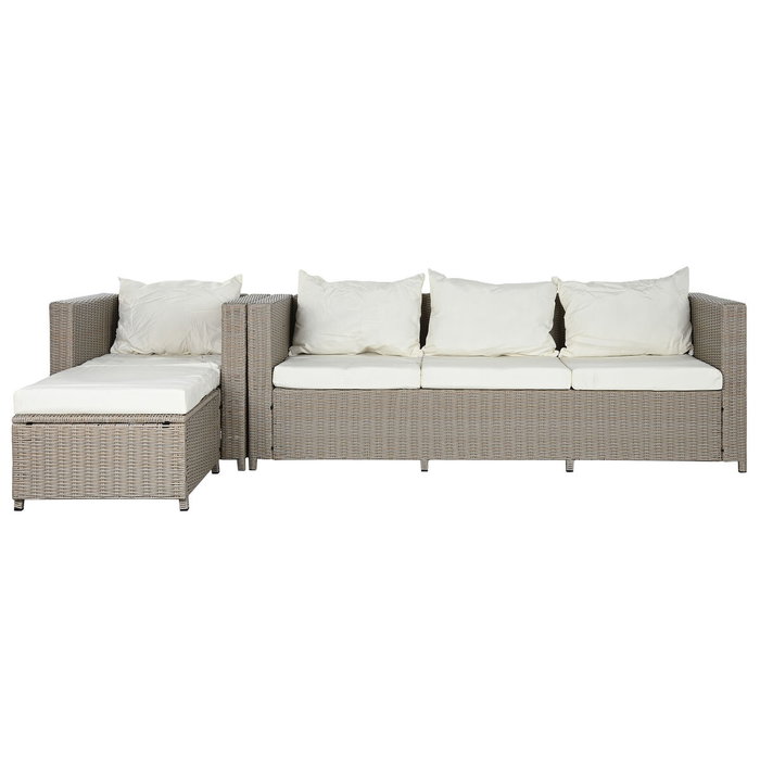 Sofa Terraza Y Jardin DKD Home Decor 80 x 68 x 200 cm Set de 7