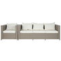 Sofa Terraza Y Jardin DKD Home Decor 80 x 68 x 200 cm Set de 7