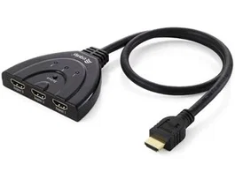 Equip 332703 Conmutador HDMI, 3 Entradas 1 Salida Full HD 1080p, Negro, Plug and Play