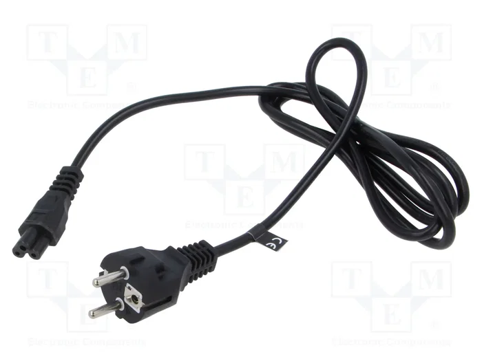 POS Cable de alimentación H03VV-F con enchufe CEE 7/7 y conector IEC C5 POS Cable de alimentación H03VV-F con enchufe CEE 7/7 y conector IEC C5