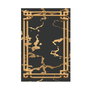 Mjölnir KT478 Juego de Alfombrillas de Baño de Lujo de 100% Poliéster, Suaves y Antideslizantes, Antibacterianas, 2 Piezas