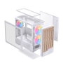 Einarex PM400 Caja micro-ATX Semitorre RGB 3 Ventiladores Blanca EXCS-PM-400R-W