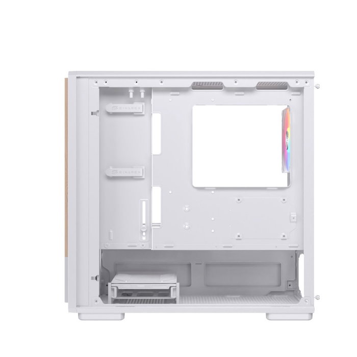 Einarex PM400 Caja micro-ATX Semitorre RGB 3 Ventiladores Blanca EXCS-PM-400R-W