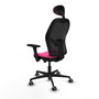 PIQUERAS Y CRESPO Silla de oficina Jorquera Rosa con mecanismo Sincro/Traslack