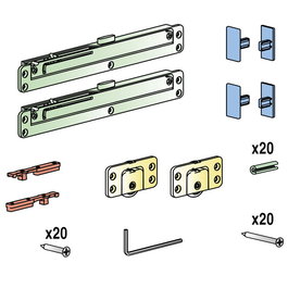 TERNO Living Base Out Puerta 20Kg Kit Herrajes